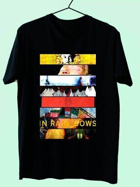 Radiohead Album Tour T-Shirt Rock Band Music Graphic Fan Gift Concert Shirt
